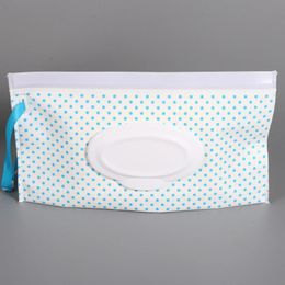 NIEUW 2024 1 PC ECO-Vriendelijke natte doekjes Tas Babydoekjes Doos Wet Die Doos Reinigingsdoekjes Ziplock Tas Clamshell Snap Riem Doekje Container