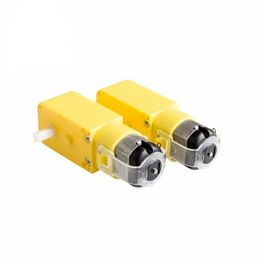 NIEUW 2024 1PCS TT MOTOR DC 3V-12V Dual aswandwandelingsmotor Micro Mini 130 Reducer elektrische motor versnelling