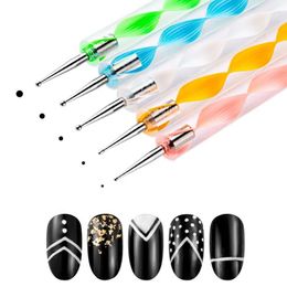 Nuevo 2024 1Set UV Gel UV Arte de uñas Arte de clavos Dibujos de lápiz Dibujo Pintura de diseño Diy Arte de clavos Herramientas de manicura Accesorios de manicura Consejos