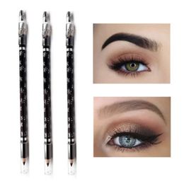NEW 2024 2 In 1 Eyebrow Pencil Easy To Color Makeup With Sharpener Comb Brush Long-lasting Cosmeticsfor Dual-ended Brow Pen Kit for Eyebrow