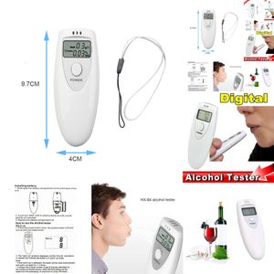 Nouveau 2024 2024 Test d'alcoolisme Portable Digital Alcohol Breath Tester LCD Afficher les tests de détection d'alcools d'alcool inhalateur Analyseur à main