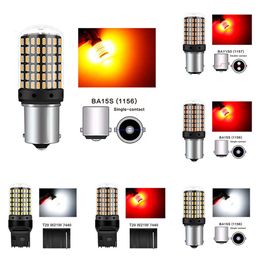 Nuevo 2024 2024 Luces decorativas 2pcs 1156 BA15S P21W 1157 P21/5W BAY15D BAU15S PY21W W21/5W 7440 W21W 3157 LED CAR CAMA BULB LAMP BRING LIGHT DRL DRL SEÑAL