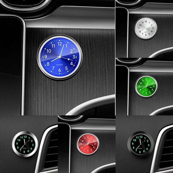 Nuevo 2024 2024 Otros Auto Electrónicos Reloj bien Automóviles Luminoso Mini Mini Mecánica Digital Mecánica Relojes de cuarzo Accesorios para automóviles Auto Ornament