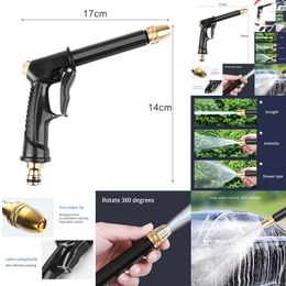 NIEUW 2024 2024 Watergunne sneeuwschuim lans draagbare hogedruk waterpistool spray sproeier voor het reinigen van de carwash jet machinetuin wasmachine spuitmondschuim wasmachine gereedschap gereedschap