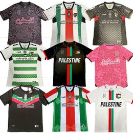 Nuevo 2024 2025 CD Jerseys de fútbol Palestino Chile Carrasco Cornejo Salas Davila Farias Home Away 3 de 23 23 24 25 Camisa de fútbol Palestina