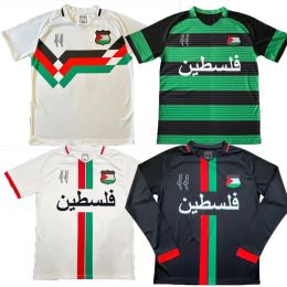 Nouveau 2024 2025 CD Palestino Soccer Jerseys Chili Carrasco Cornejo Salas Davila Farias Home Away 3rd 22 23 24 25 Palestine Shirt à manches longues à manches longues