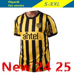 NIEUW 2024 2025 Club Atletico Penarol 131e voetbaltruien Speciale versie Home Commemorative Edition 24 25 Uruguay Penarol C.Rodriguez Kids Set voetbalshirt
