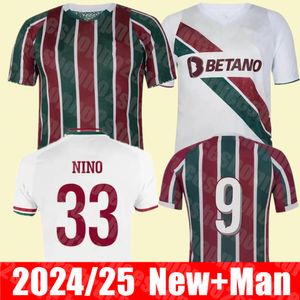 Nuevo 2024 2025 hogar lejos Fluminense camisetas de fútbol FC 24 25 MARCELO NINO FELIPE MELO G.CANO ARIAS FRANCA JOHN KENNEDY hogar lejos 3ra camiseta de fútbol Jugador fan