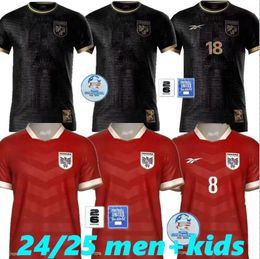 Nouveau 2024 2025 Jerseys Panama Socer Home Red Away Black 24/25 Équipe nationale Eric Davis Alberto Quintero T ANIBAL HAILAND GABRIEL FOOTBALL Shirts