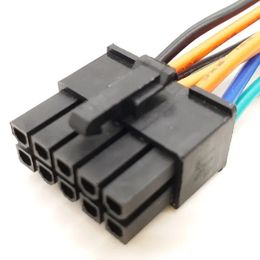 Nuevo Cable de cable de alimentación del adaptador de 24pin a 10PIN para Lenovo para IBM Q77 B75 A75 Q75 Motor de placa base 18 AWG Cable de alimentación de alta calidad para IBM