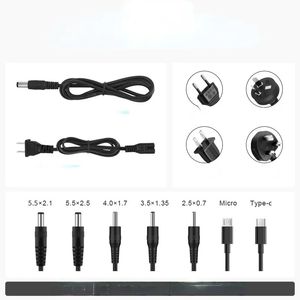 NOUVEAU 2024 3-12V5A Affichage numérique réglable Alimentation électrique Alimentation rotative Alimentation Adaptateur d'alimentation de commutation de vitesse Réglable Pour pour