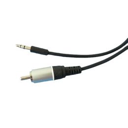 NOUVEAU 2024 3,5 mm à RCA Câble Lotus Single RCA Câble audio de 1 mètre 3.5 Male à RCA Câble masculin RCA pour haut-parleur DVD DVD Adaptateur de connexion pour l'amplificateur