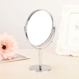 Nouveau miroir de maquillage de grossissement de 3 pouces 360 Miroir cosmétique de bureau professionnel rotatif Magroir à double face 360 ​​Miroir cosmétique rotatif