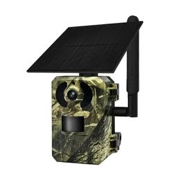 Nuevo 2024 4G SIM Camera solar Camera de caza Camera de seguimiento de la vida silvestre Vigilancia Infrarroja Visión nocturna Cámaras Wild Traps Aplicación UCON