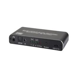 NIEUW 2024 4K 60Hz HDMI-compatibele schakelaar 2 in 2 uit HDMI-compatibele 2.0 Switcher 2x2 HDR 3D HDCP2.2 Adapter voor PS3 PS4 Pro Dolby Atmos voor