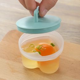 Nouveau 2024 4PCS / Set Food Grade Silicone Douft Egg Poacher Petit-déjeuner cuit à la vapeur Moule de cuisson Cuisine Cuisine Cuche de cuisine Tobe Brush Huile Free1.Silicone