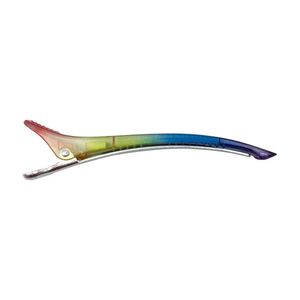Nouveau 2024 4PCS / Set Rainbow Hairpin Clip Fixe Clip Flat Duck Mouth Clips Hair Clips Pro Salon Clip Clip Clip ACCESSOIRES DIY MAISON POUR POUR POUR