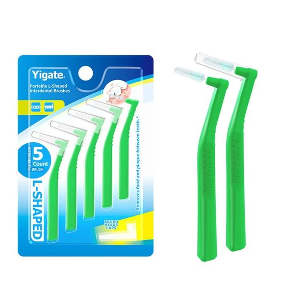 NOUVEAU 2024 5/10 PCS Interdentation Brosse interdentaire Curbe Nettoyage Brosse de dents Brosse de dents Correction de dents Écart de dents Nettoyage