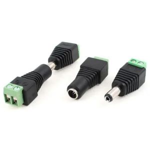 NOUVEAU 2024 5 paires Adaptateur de prise de prise électrique DC12V 5PCS Male + 5PC