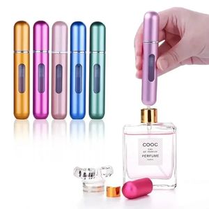 NOUVEAU 2024 5 ml de charge inférieure Perfume Rechargeable Bouteille Liquide Conteneur Cosmetic Veton Publiage Dispecteur Appuyez sur la tête Portable Voyage - For Liquide