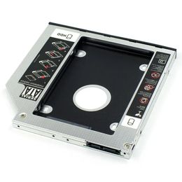 new 2024 9.5 12.7mm HDD Caddy Aluminum Universa SATA 3.0 2.5" SSD CD DVD to HDD Case Optibay Enclosure CD-ROM ODD- for Aluminum Optibay Case