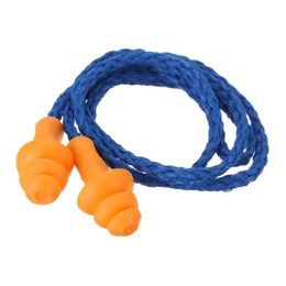 Nouveau 2024 ANPWOO 10PCS / LOT LOT SILICONE Cordeaux d'oreille Percous Protecteur Réutilisable Protection auditive Réduction du bruit Plugs EarMuffNoise