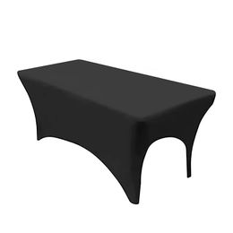 NOUVEAU 2024 SALON DE BEAUTURE MASSAGE COUVERTURE ÉLASTIQUE HAUT STRAUT MARIAGE Hôtel Birthday Cover Table Buffet Tip Table Table