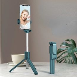 NOUVEAU 2024 BLUETOTH SELI-SELTIE SELTIE Stick Mini Tripod Extensible Monopod extensible avec obturateur à distance pour iPhone iOS Xiaomi Android PhoneFor