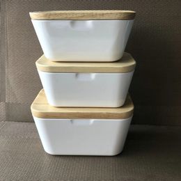 Nieuwe 2024 Butter Dish Box Container Cheese Server opslaghouder Warmtewarmtesistent Keuken Boter Opslaggerecht voor aanrechtkoelkast- voor