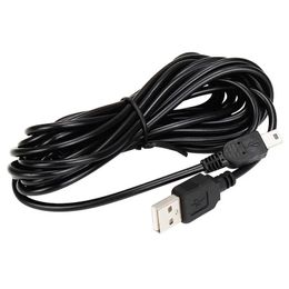 Nieuwe 2024 auto opladen gebogen mini / micro -USB -kabel voor auto DVR -camera videorecorder / GPS / Pad / Mobile, kabellengte 3,5 m (11,48 ft) CAR DVR -camerakabel kabel