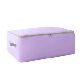 Nuevo organizador de armario 2024 130g simple puro color puro envoltura desorden bolsa de almacenamiento con cremallera bolsa de bolso de plástico organizador de equipaje de equipaje Oxford Storage Bag