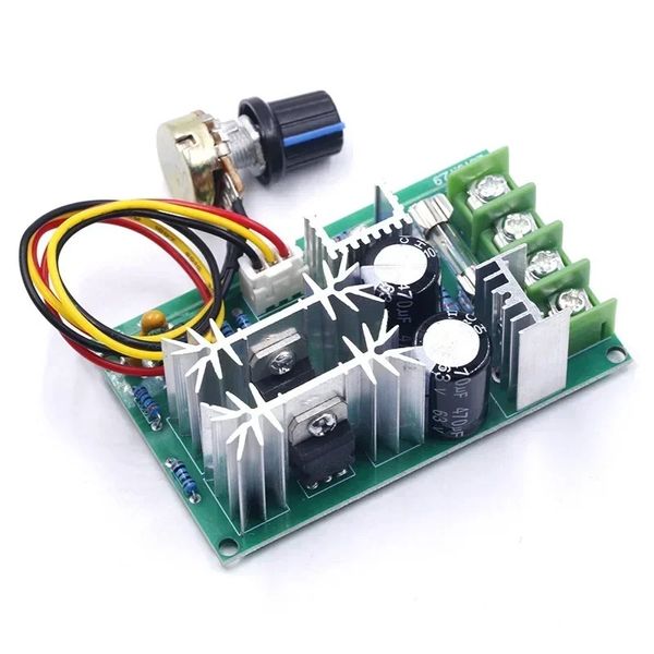 NOUVEAU 2024 DC 10-60V Motor Speed Control Regulator PWM Motor Speed Controller Interrupteur 20A RÉGULATEUR DE COURANT MODULE DU MOTEUR HAUTEUR - POUR MOTEUR