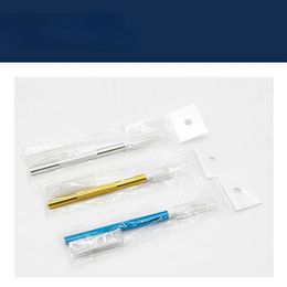 Nuevas cuchillas de bisturí dental 2024 y mango para un cuchillo quirúrgico de animales de reparación de corte de bricolaje dermaplaning - herramientas esenciales para animales de laboratorio -