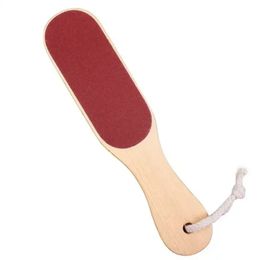 NOUVEAU 2024 Double côtés à pied Roup Rasp Tools Pedicure Pied Callus Dead Callus Remover Gandage en bois