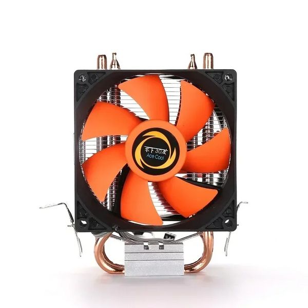 Nouveau ventilateur de refroidisseur de CPU de refroidissement 2024 efficace 3pin pour Intel LGA 1150 1151 1155 1156 775 1200 AMD AM3 AM4 Ventillateur silencieux silencieux radiateur - pour