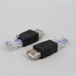 Nieuwe 2024 Ethernet -poort naar USB -connector USB -adapter USB naar RJ45 Ethernet -kabeladapter USB naar Crystal Head AdapterUSB naar Ethernet ConnectorUSB naar Ethernet -connector