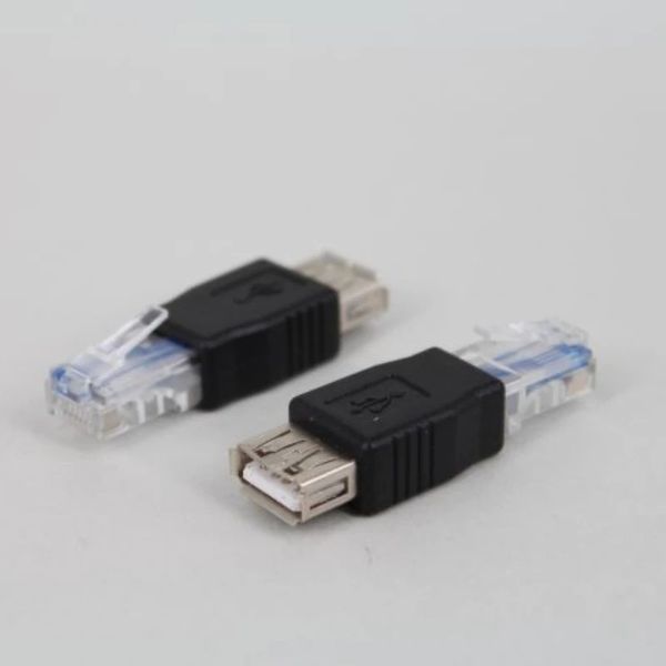 NOUVEAU PORT ETHERNET 2024 Adaptateur USB du connecteur USB USB vers l'adaptateur de câble Ethernet RJ45 USB vers Crystal Head AdapterUsB vers Ethernet Connectorusb vers Ethernet Connecteur