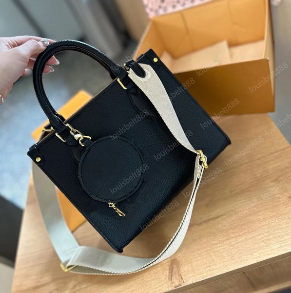 NUEVO 2024 Moda Marca de lujo Clásico Calidad superior Mujeres Diseñadores Bolsa Fin de semana Primavera y verano Bolsa de asas con moneda redonda Monedero Bolso Bolso de hombro