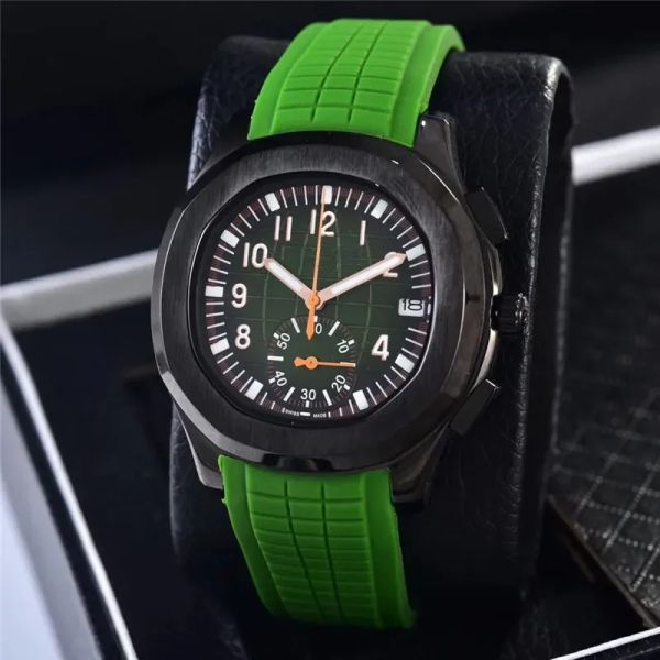 NOUVEAU 2024 Montres Aquanaut mécaniques de haute qualité Montre de luxe pour hommes PP Eta Affichage automatique du calendrier Boîtier en acier fin en or Montres de mode saphir Montre Grenade