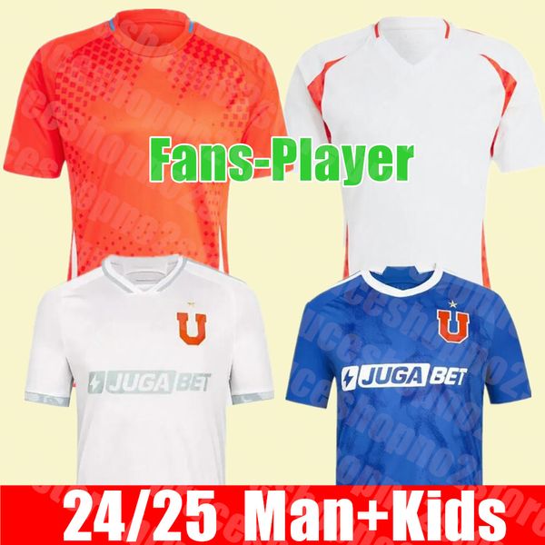 Nouveau 2024 domicile Chili maillots de football ALEXIS VIDAL Kit enfants maillot de football de l'équipe nationale ensemble Camisetas Universidad de 24 25 Copa America ZAMORANO ISLA CH.ARANGUIZ