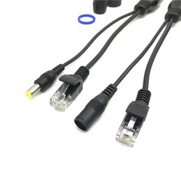 Nieuwe 2024 Hot Poe-kabel Passief vermogen over Ethernet-adapterkabel Poe Splitter Injector Voedingsmodule 12-48V voor IP-camera