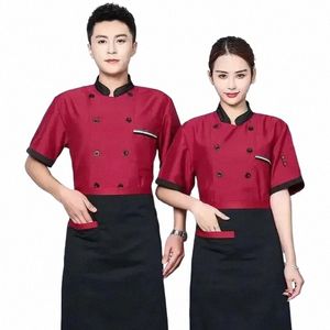 Nouveau 2024 Lg Sleeve Chef Vêtements de travail Restaurant Hôtel Vêtements de travail i0gN #