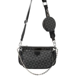 Novo 2024 designer de luxo favorito multi pochette bolsa feminina bolsas couro ombro mensageiro bolsa bolsas 3 peça conjuntos