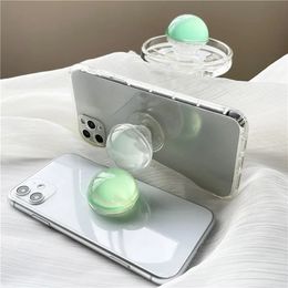 Nieuwe 2024 Luxury laser glitter kristallen bol Universele grip tok telefoonhouders Stand Socket voor iPhone voor Samsung Support Telefoonbeugel