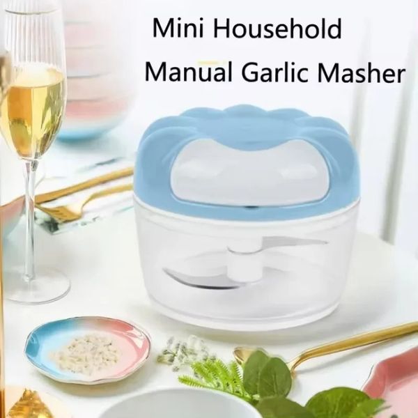 NOUVEAU 2024 Manuel Mini Food CHOPPER HOPPER MAIN PURT MILLERGE VEGERAT MINCER CRASTER TOODER