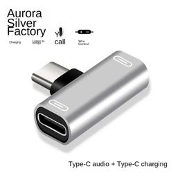 Nouveau 2024 Nouveau arrivée 2 en 1 Spladeur USB C mâle C mâle à double type C Femelle Chargeur de casque adaptateur Splitter Converter for Type C Dual pour