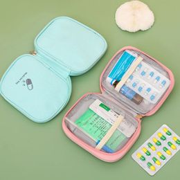 Nieuwe 2024 Outdoor EHBO KIT TAG TRAID Camping Portable Mini Medical Pouch Pill Storage Bags Emergency Survival Kits Eerste hulpkit