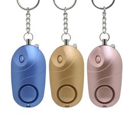 NIEUW 2024 PERSOONLIJKE ALARM VROUW Self Defensie sleutelhanger Set 130dB Safe Sound Persoonlijk alarm Zelfverdediging Key Chain Emergency Anti-aanval