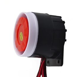 Nieuwe 2024 Piëzo-elektrische zoemer alarmhoorn anti-diefstal alarm bedraad 12V 24V 220V High Decibel 402 Politie Siren Air Raid Sirene Alarm sirene- voor-