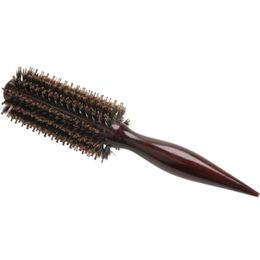 Nuevo 2024 Portable para mujeres Combatado para el cabello Round Anti-Static Cushy Bristle Natural Wood Many Many PeinLing Herramientas para peluquería para